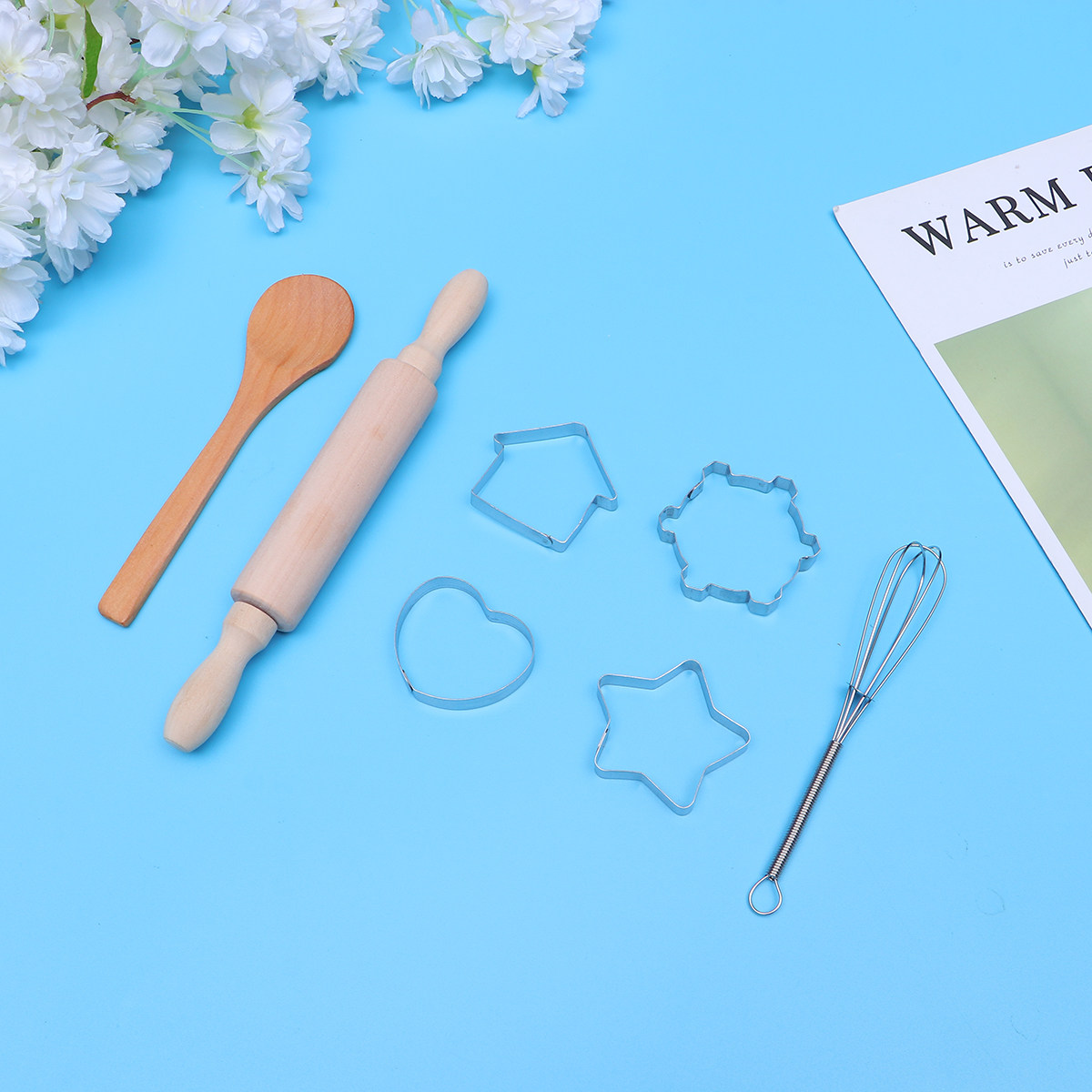 Kitchen Kids Baking Set - مجموعة من 11 قطعة من مآزر