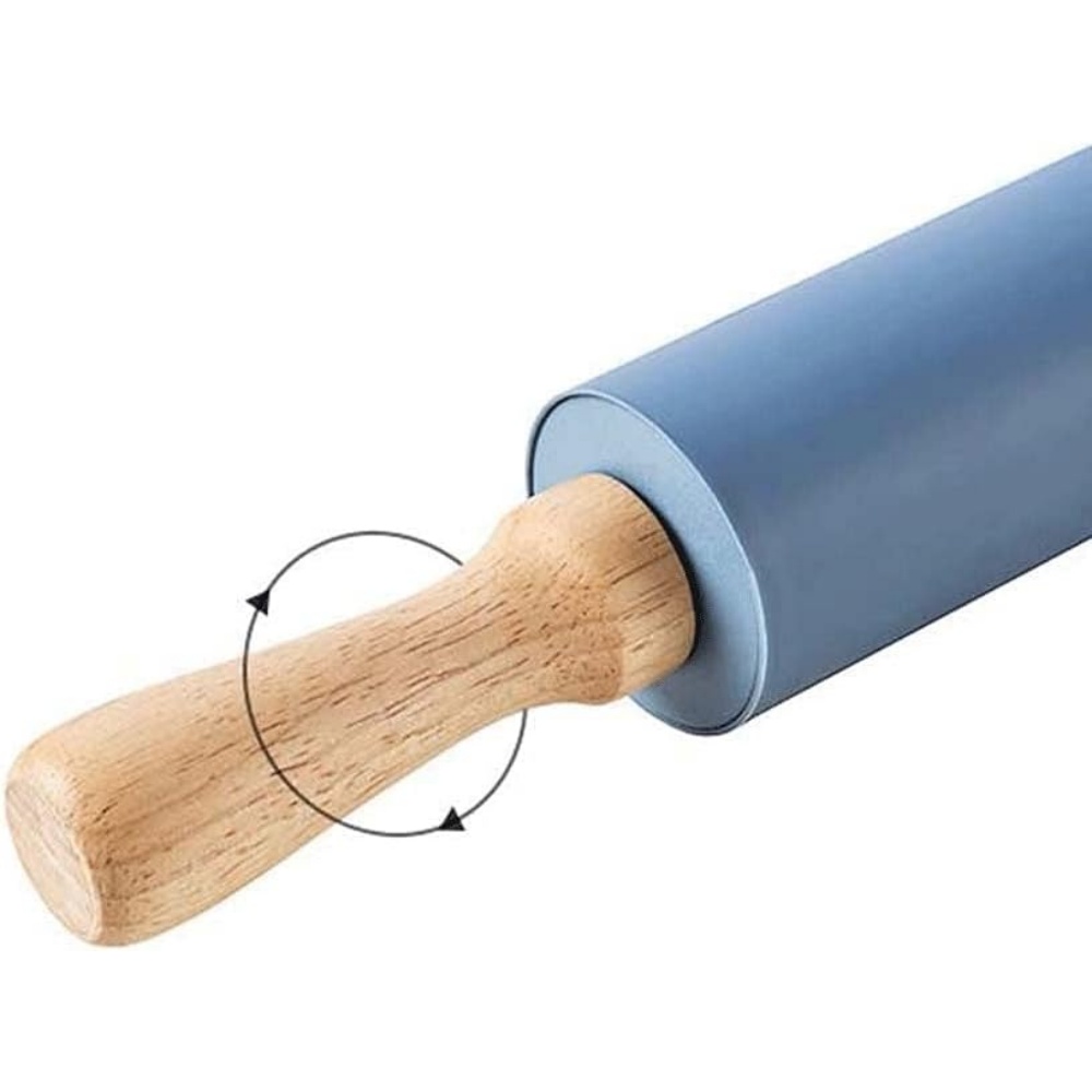 غير عصا سيليكون شوبك مقبض خشبي - مراجعة Kitchen Roller Baking وسعره