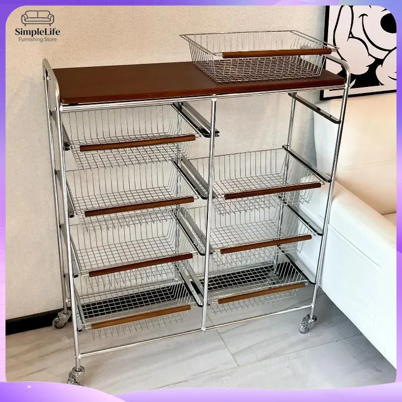 عربة مطبخ عصرية بعجلات، عربة ت - مراجعة Kitchen Baking Cart وسعره