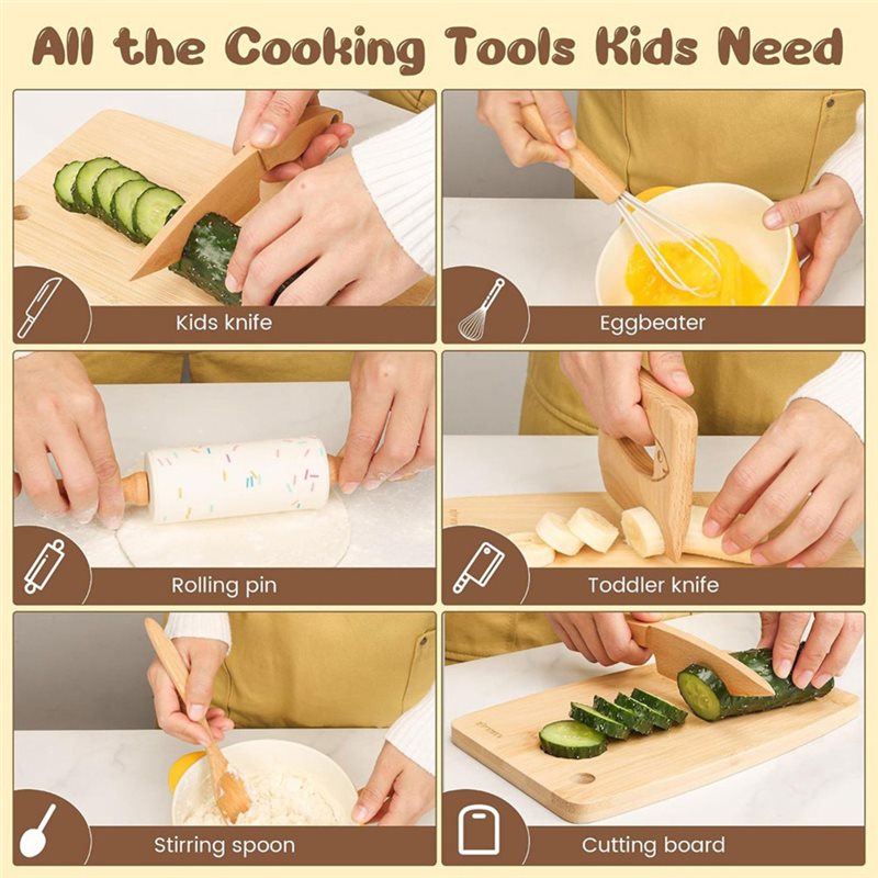 مجموعة أدوات مطبخ للأطفال تتضم - مراجعة Kitchen Kids Baking Set وسعره